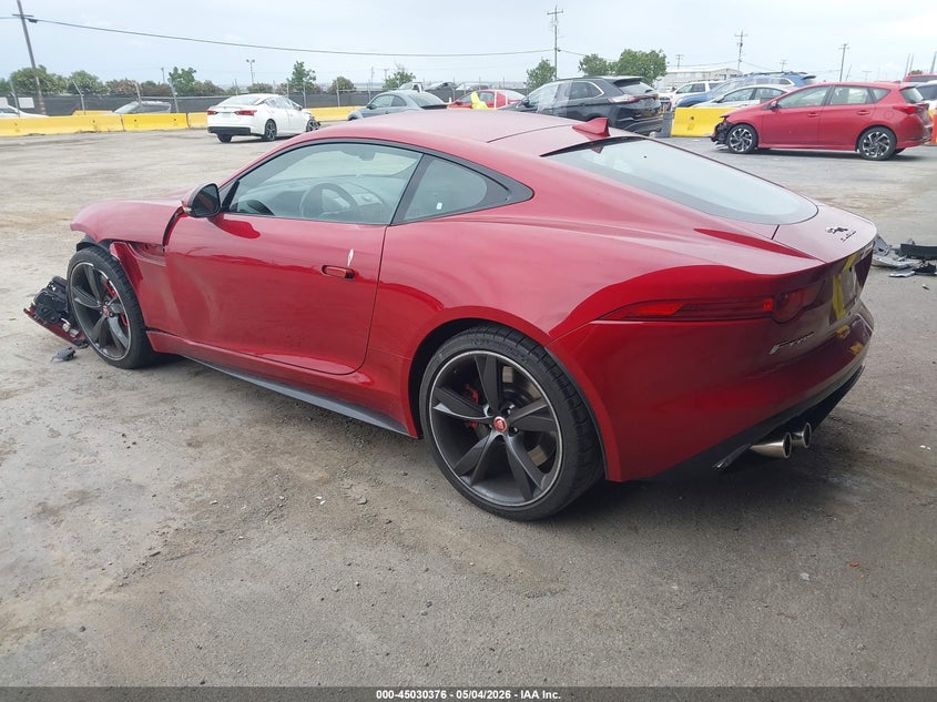 Vin: sajwa6da2fmk21597, lot: 45527890, jaguar f-type r 20153