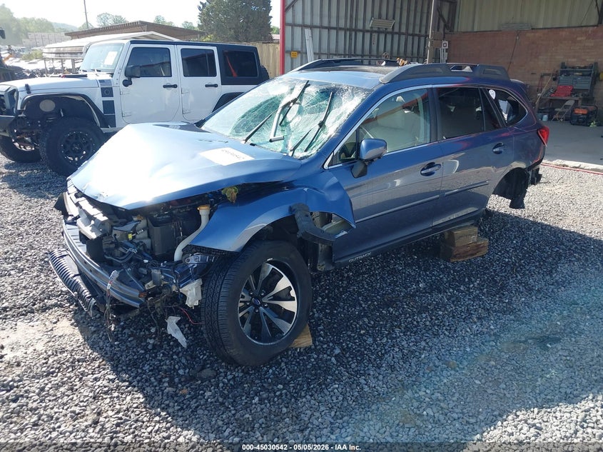 Vin: 4s4bsbnc5g3263655, lot: 45528056, subaru outback 2.5i limited 20162