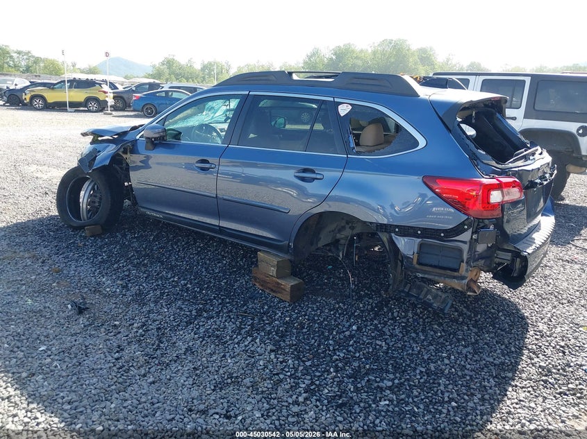 Vin: 4s4bsbnc5g3263655, lot: 45528056, subaru outback 2.5i limited 20163