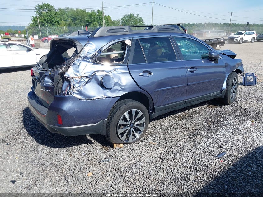 Vin: 4s4bsbnc5g3263655, lot: 45528056, subaru outback 2.5i limited 20164
