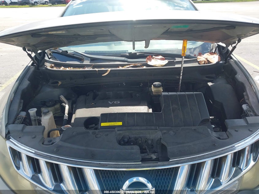 2009 Nissan Murano Sl VIN: JN8AZ18UX9W029723 Lot: 45030612