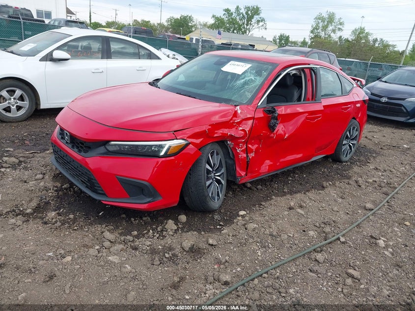 2022 Honda Civic Ex-L 19XFL1H7XNE022840 photo 1