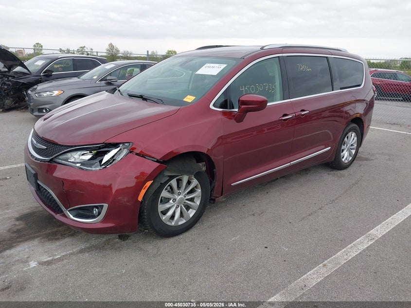 Vin: 2c4rc1bg2kr650519, lot: 45528252, chrysler pacifica touring l 20192