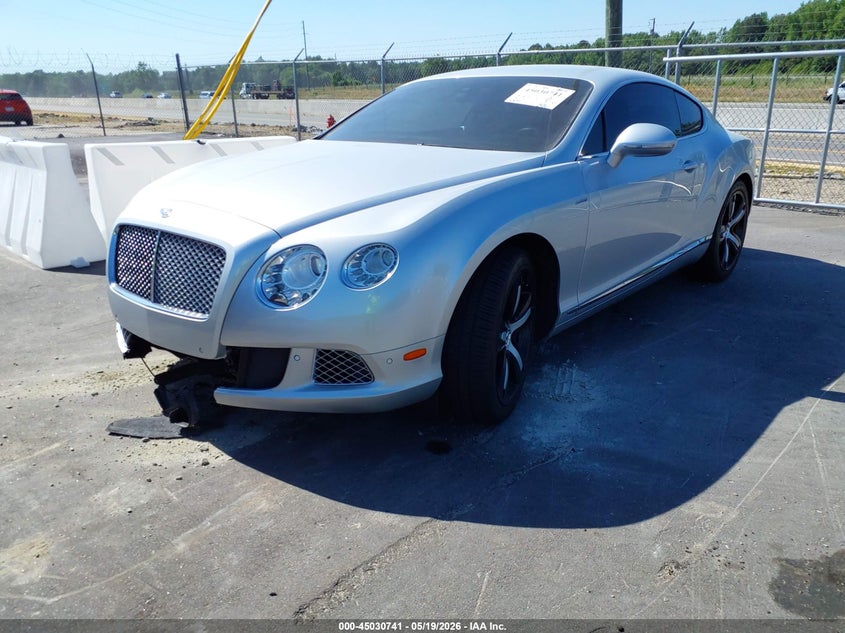 Vin: scbfr7za2cc076877, lot: 45528258, bentley continental gt 20122