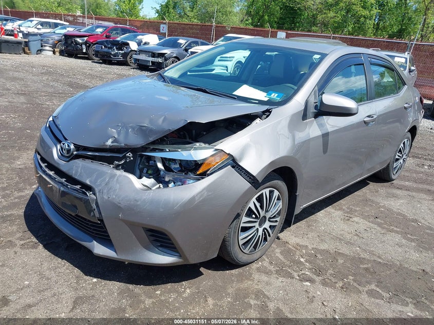 2016 Toyota Corolla Le 2T1BURHEXGC618752 photo 1