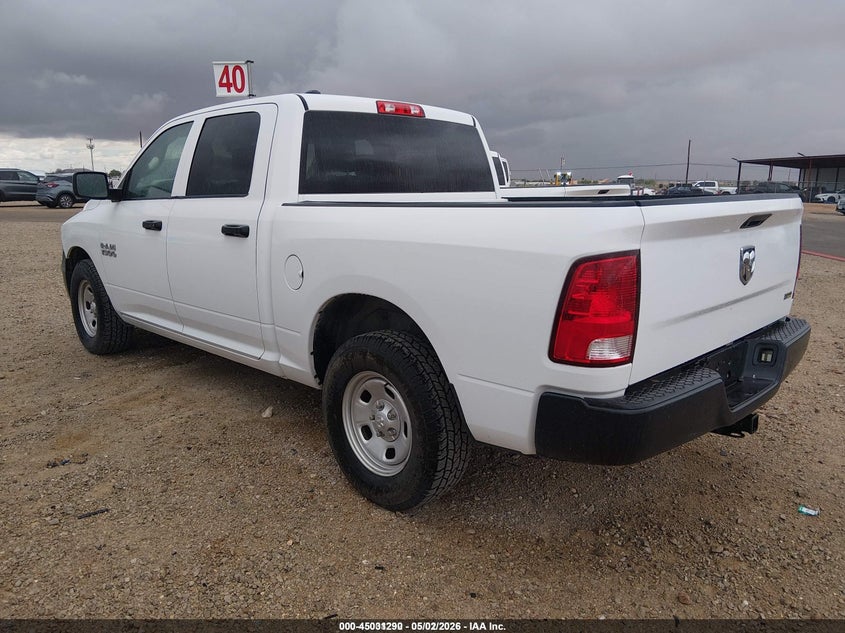 Vin: 1c6rr6kg2js303627, lot: 45528807, ram 1500 tradesman  4x2 5'7 box 20183