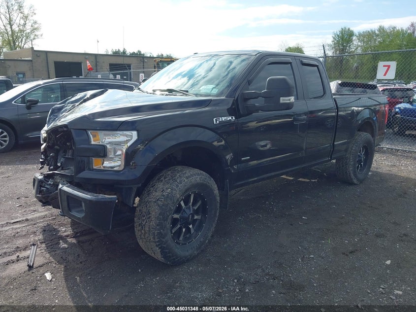 Vin: 1ftex1ep2hfc48644, lot: 45528865, ford f-150 xl 20172