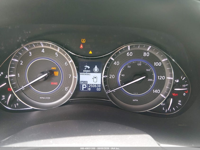 2012 Infiniti Qx56 VIN: JN8AZ2NE5C9019688 Lot: 45031355