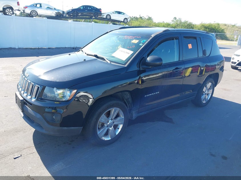 Vin: 1c4njdbb4hd104729, lot: 45528916, jeep compass sport 4x4 20172