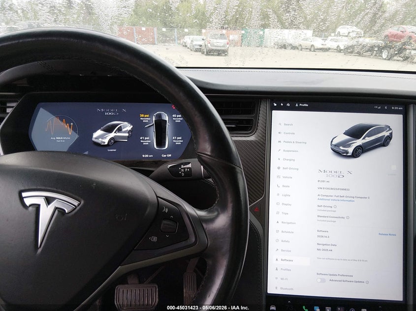 2018 TESLA MODEL X auction photo 7