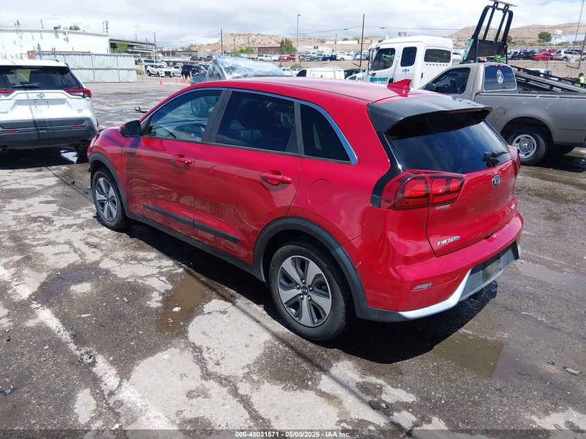 Vin: kndcb3lc9h5078581, lot: 45529088, kia niro fe 20173