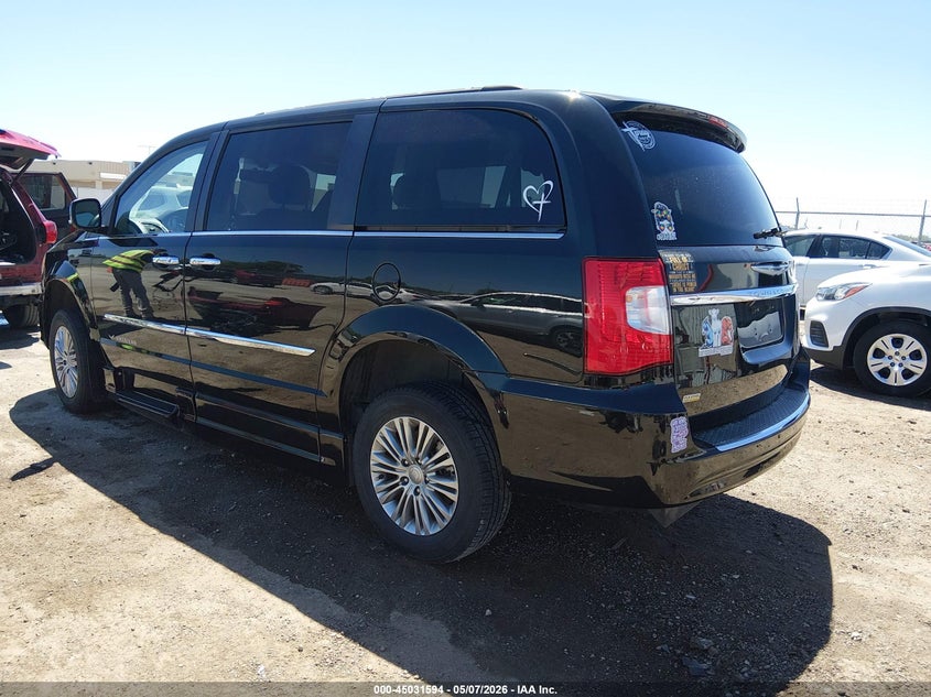 Vin: 2c7wc1cg6gr221475, lot: 45529111, chrysler town & country touring-l 20163