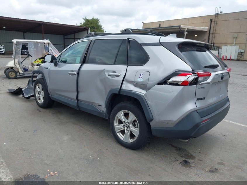 VIN 4T3MWRFV1MU040645 2021 TOYOTA RAV4 HYBRID LE