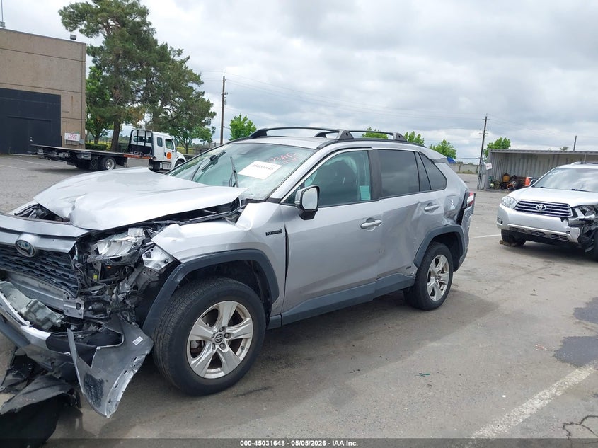 VIN 4T3MWRFV1MU040645 2021 TOYOTA RAV4 HYBRID LE