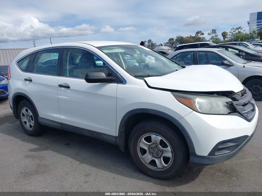 2012 Honda Cr-v 2.4 Cr-V Lx white Lot 111045031660 Vin 2HKRM3H36CH509416