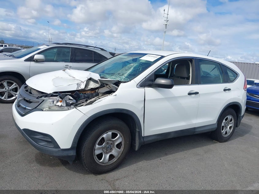 2012 Honda Cr-v 2.4 Cr-V Lx white Lot 111045031660 Vin 2HKRM3H36CH509416