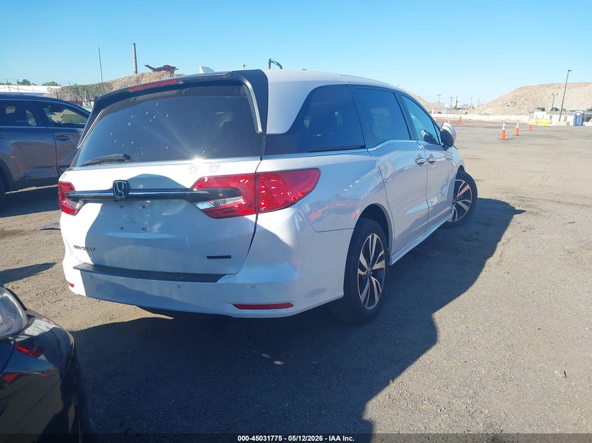 Vin: 5fnrl6h89pb024191, lot: 45529292, honda odyssey touring 20234