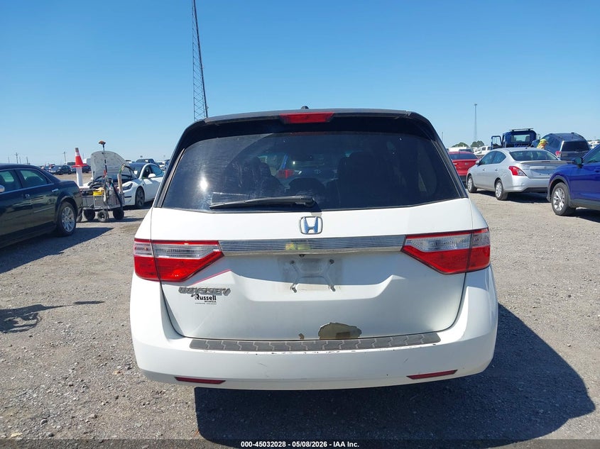 2012 Honda Odyssey 3.5 Ex-L white Lot 111045032028 Vin 5FNRL5H61CB034362