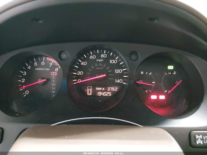 2003 Acura Mdx VIN: 2HNYD186X3H523493 Lot: 45032138