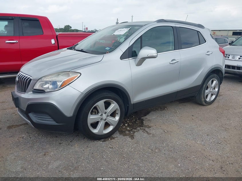 Vin: kl4cjasb6fb247545, lot: 45529690, buick encore 20152