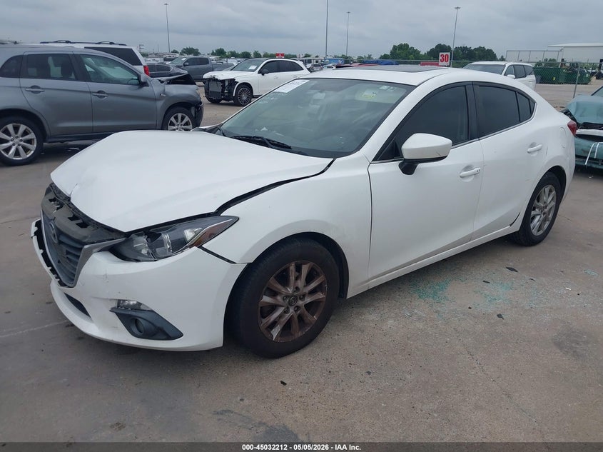 Vin: 3mzbm1v71fm158195, lot: 45529729, mazda mazda3 i touring 20152