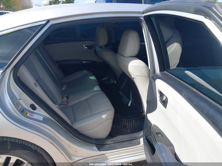 2013 TOYOTA AVALON SEDAN 2.5L I-4 DOHC, VVT, 156HP