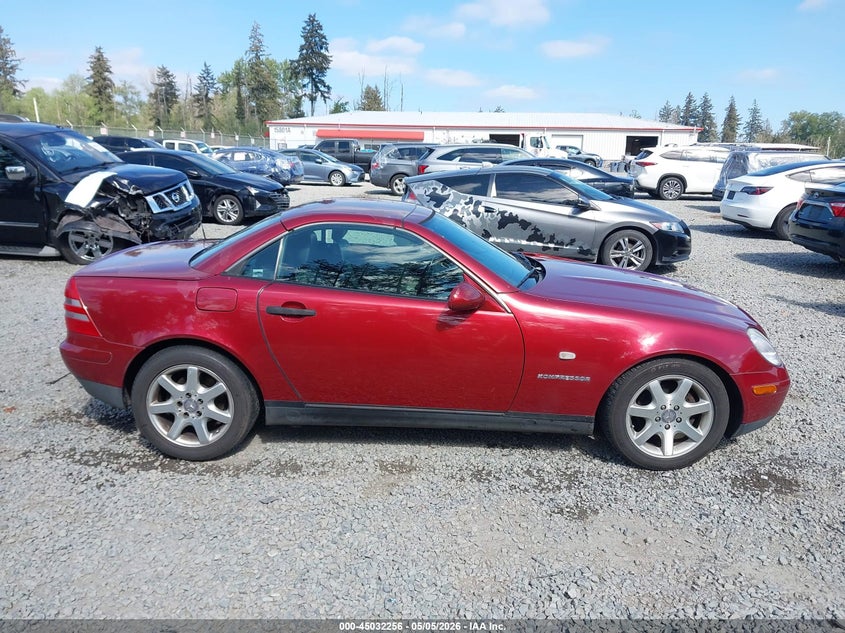 1999 Mercedes-Benz Slk 230 Kompressor VIN: WDBKK47F7XF116452 Lot: 45032256
