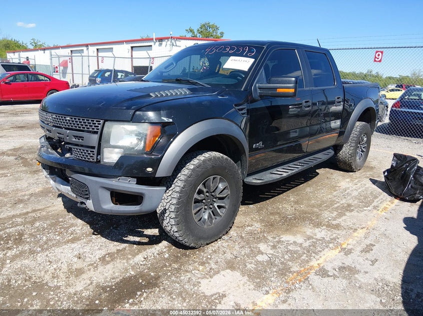 Vin: 1ftfw1r69cfc34886, lot: 45529909, ford f-150 svt raptor 20122