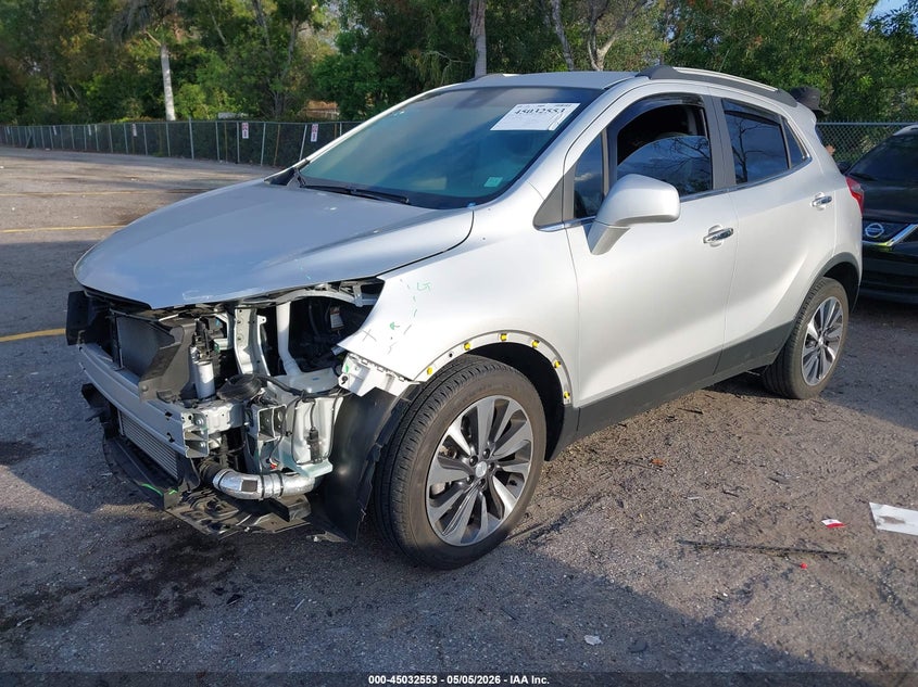 Vin: kl4cjasmxnb525640, lot: 45530070, buick encore fwd preferred 20222