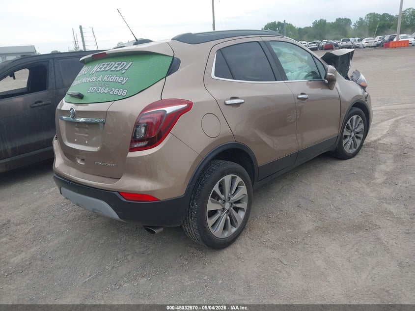 Vin: kl4cjasb2kb854178, lot: 45530187, buick encore fwd preferred 20194