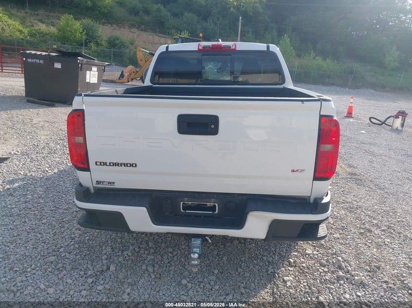 VIN 1GCGTCEN3N1108819 2022 CHEVROLET COLORADO 4WD  SHORT BOX LT