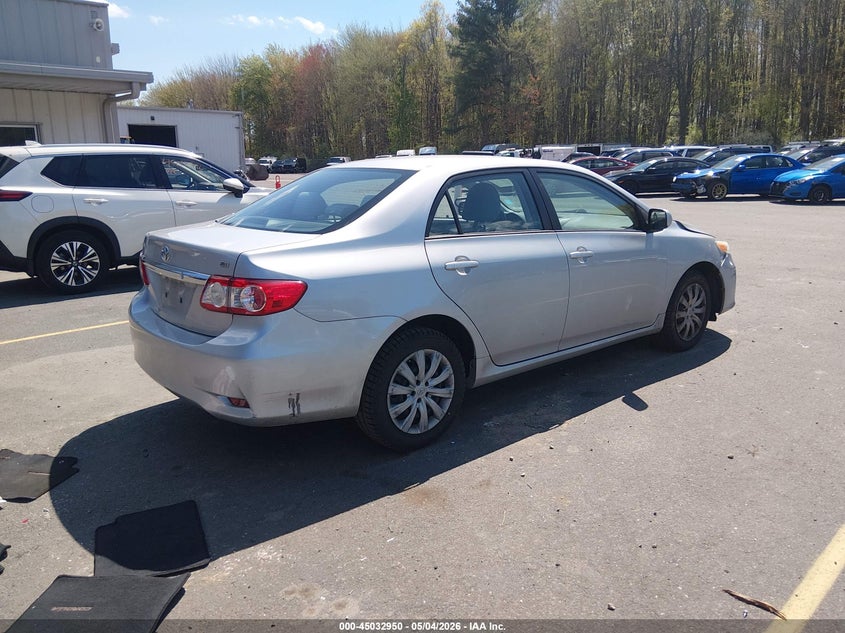 2012 Toyota Corolla 1.8 Le silver Lot 111045032950 Vin 2T1BU4EE2CC788640