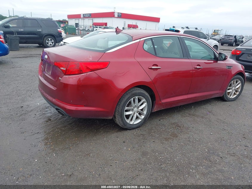 Vin: 5xxgm4a73dg185123, lot: 45530544, kia optima lx 20134