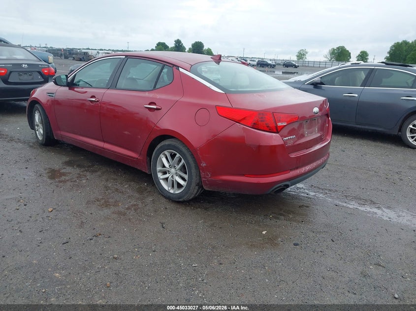 2013 KIA OPTIMA auction photo 3