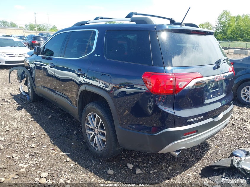 Vin: 1gkknsls6hz301595, lot: 45530579, gmc acadia sle-2 20173