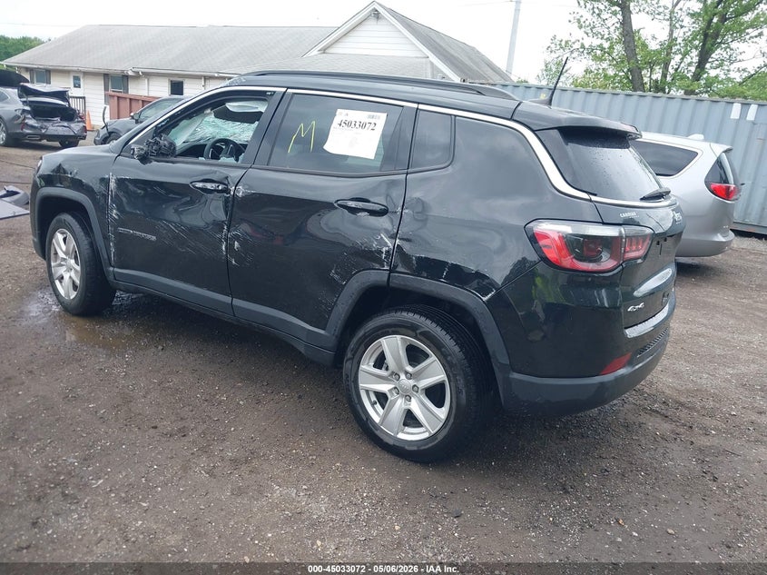 Vin: 3c4njdbb7nt120719, lot: 45530589, jeep compass latitude 4x4 20223