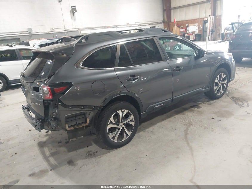 Vin: 4s4btanc0m3135651, lot: 45530633, subaru outback limited 20214