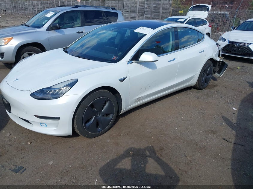 Vin: 5yj3e1eb6jf066814, lot: 45530642, tesla model 3 long range/performance 20182