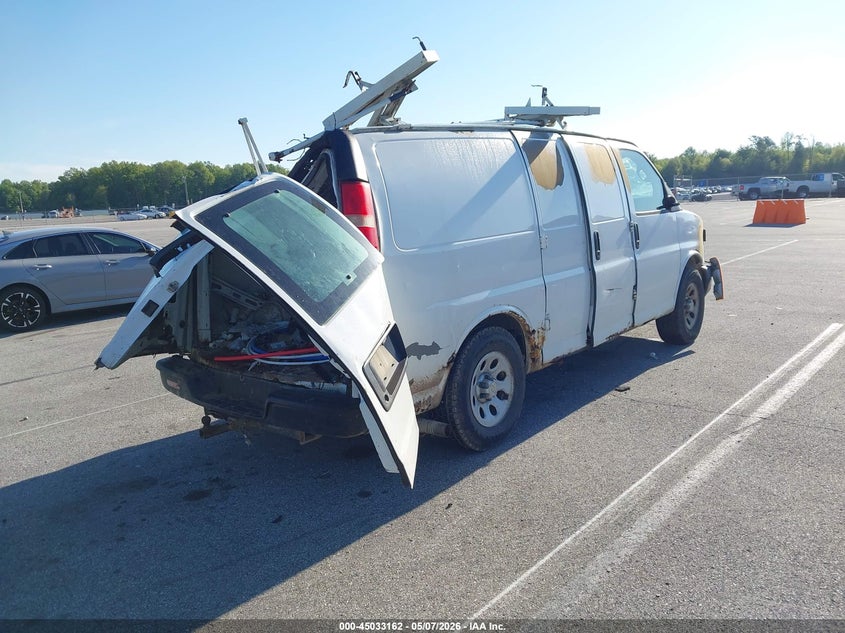Vin: 1gcugadx7a1107729, lot: 45530679, chevrolet express 1500 work van 20104