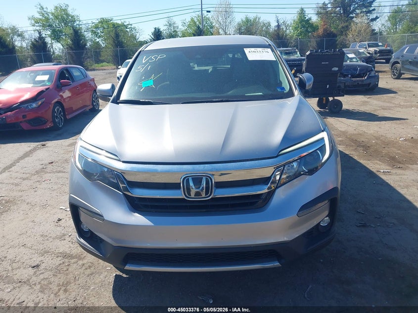 VIN 5FNYF6H34MB072913 2021 HONDA PILOT AWD EX
