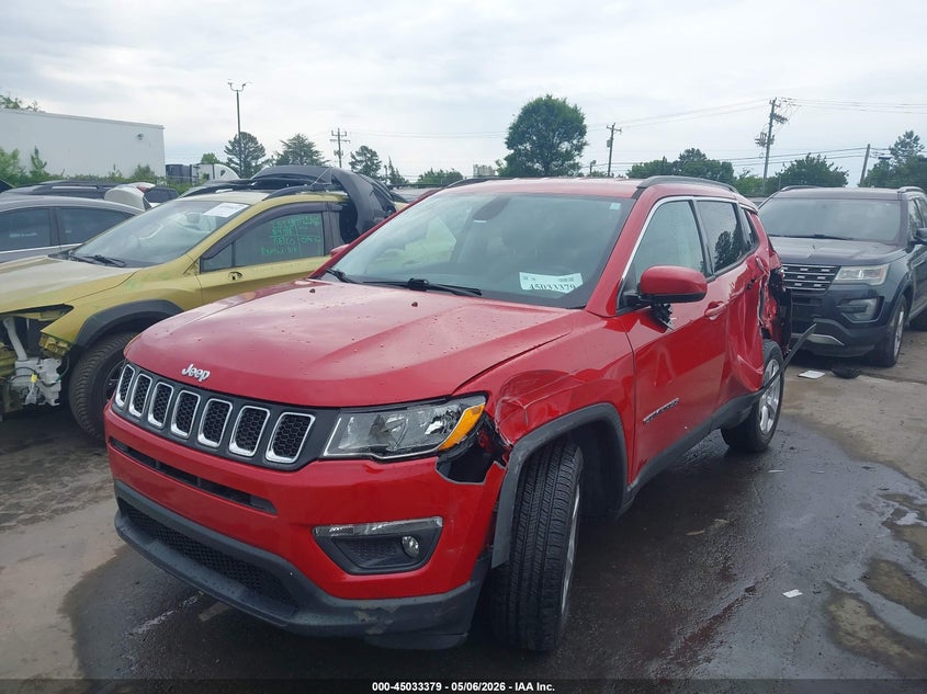 Vin: 3c4njcbb6jt186781, lot: 45530896, jeep compass latitude fwd 20182