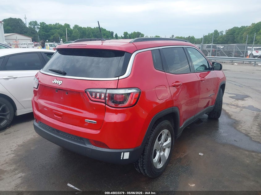 Vin: 3c4njcbb6jt186781, lot: 45530896, jeep compass latitude fwd 20184