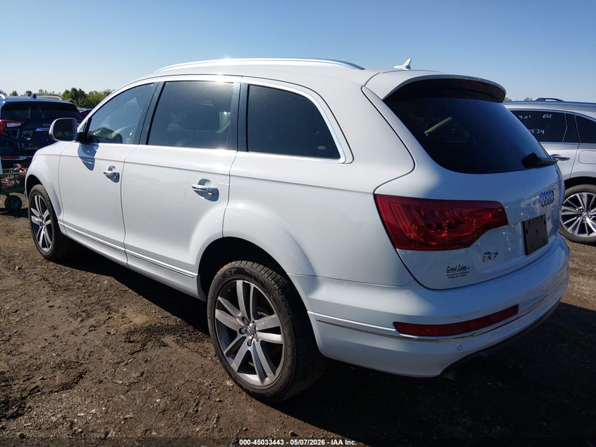 Vin: wa1lgafe7dd015234, lot: 45530960, audi q7 3.0t premium 20133