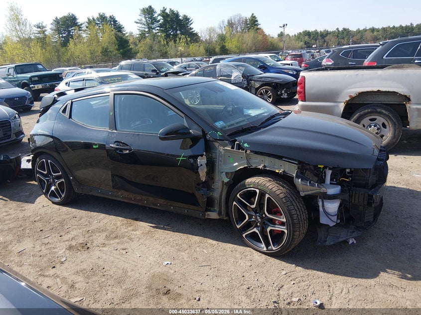 2022 Hyundai Veloster N VIN: KMHT36AH5NU014855 Lot: 45033637