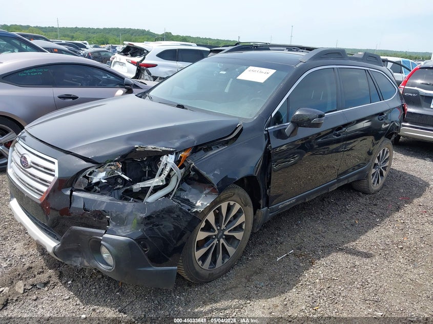 2016 SUBARU OUTBACK auction photo 2