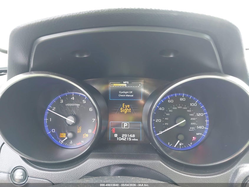 2016 SUBARU OUTBACK auction photo 7