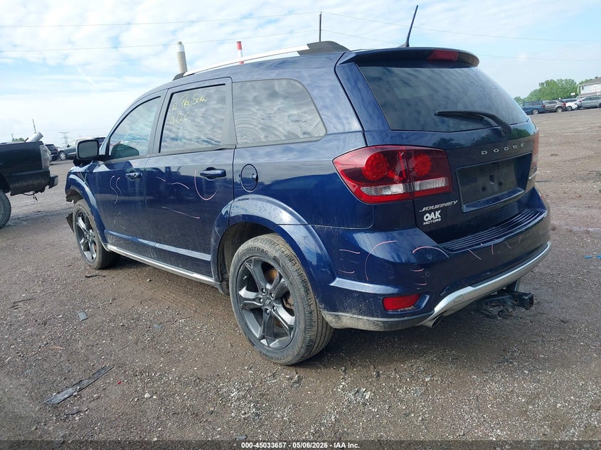 Vin: 3c4pdcgg7jt491341, lot: 45531174, dodge journey crossroad 20183