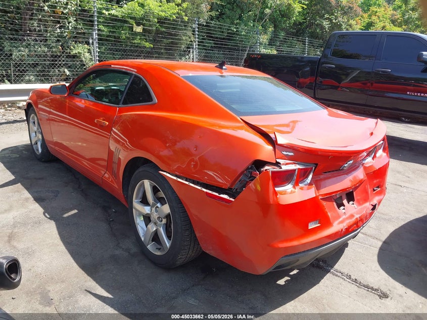 2012 Chevrolet Camaro 3.6 1Lt orange Lot 111045033662 Vin 2G1FB1E39C9165870