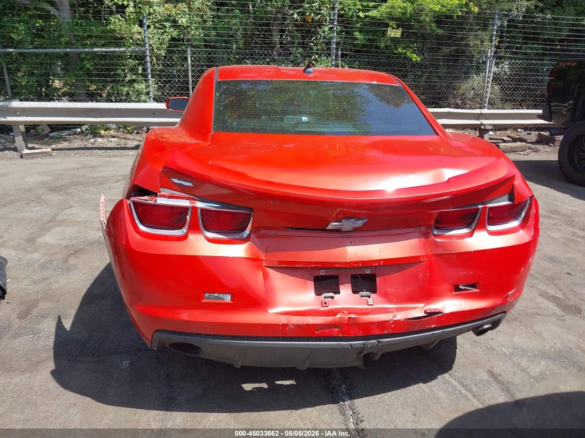 2012 Chevrolet Camaro 3.6 1Lt orange Lot 111045033662 Vin 2G1FB1E39C9165870