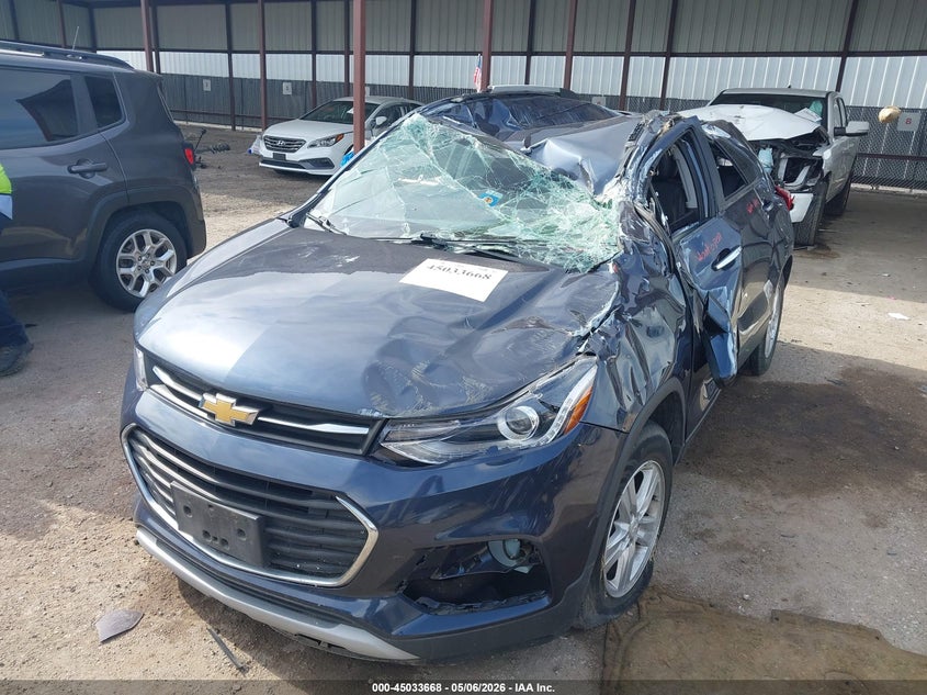 VIN 3GNCJLSB6KL168197 2019 CHEVROLET TRAX LT